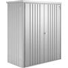 Biohort Armadio da esterno Biohort 155x83 cm argento metallizzato