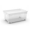 Contenitore in plastica OBI Santos Box 56x38x26 cm L trasparente