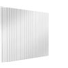 Biohort Parete posteriore per legnaia Biohort WoodStock 230 grigio quarzo metallizzato