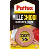 Pattex Nastro biadesivo per montaggio Pattex Millechiodi Tape 19mm x 1,5m rosso