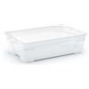 Contenitore in plastica OBI Santos Box 56x38x16 cm M trasparente