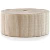 - Rosone tondo in legno grezzo verniciabile