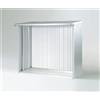 Biohort Parete posteriore per legnaia Biohort WoodStock 230 grigio scuro metallizzato