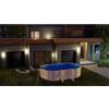 Gre Piscina fuori terra ovale in acciaio bianco Gre 500x300 H 120 cm