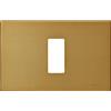 Vimar 8000 placca 1M alluminio anodizzato scatto colore bronzo