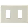 Vimar 8000 placca 2M alluminio anodizzato scatto colore oro
