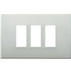 Vimar 8000 placca 3M alluminio anodizzato scatto colore oro