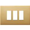 Vimar 8000 placca 3M alluminio anodizzato scatto colore bronzo