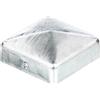 Copripalo in acciaio 70x70 mm
