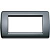 Vimar Idea placca Rondò 4M colore nero