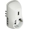 BTicino B3 adattatore con USB 10 A bianco