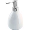 Dispenser di sapone Wenko Polaris in ceramica bianco