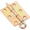 Cerniera con perno sfilabile e occhiello acciaio zincato 70x55 mm giallo