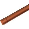 Tubo pluviale in PVC rame Ø 80 mm - 2 m