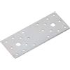 Staffa piatta acciaio zincato 140x55 mm