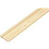 Battiscopa in legno sagomato in pino H 7 cm