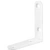 Staffa angolare per sedia verniciato a polvere 50x50x15 mm bianco
