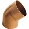 Curva pluviale in PVC Marley rame 45° Ø 80 mm