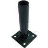 Base in acciao per pali recinzione Ø 38 mm verde
