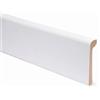 Battiscopa in MDF coprimarmo bianco H 9,2 cm