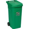 Bidone spazzatura con pedale Stefanplast Urban Eco System 80 l verde