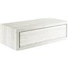 - Mensola con cassetto Lego MDF 450x134x200 mm rovere sbaincato