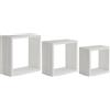 - Mensola in legno Incubo 35x35x15,5 cm rovere sbiancato