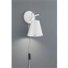 Trio Applique Trio Andreus 15x26 cm bianco/argento