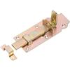 Chiavistello chiudibile con lucchetto zincato 140x45 mm giallo