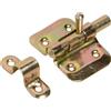 Altro Chiavistello con asta girevole acciaio zincato 45x35 mm giallo