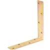 Staffa angolare per arcarecci acciaio zincato 200x200x40 mm giallo