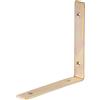 Staffa angolare per sedia acciaio zincato 150x150x25 mm giallo