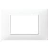 Placca Vimar Plana 3 moduli bianco