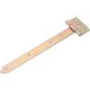 Cerniera per porta pesante acciaio zincato 400x40 mm giallo