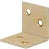 Staffa angolare larga acciaio zincato 30x30x30 mm giallo