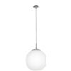 Eglo Lampadario a sospensione Eglo Rondo E27 nichelato-bianco Ø 30 x H 110 cm
