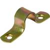 Staffa per tubo acciaio zincato 15x13 mm giallo