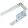 Staffa per travi tipo A acciaio zincato 70x105 mm