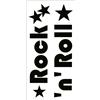 Altro Decorazioni adesive per parete con effetto glitter Rock`n Roll