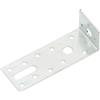 Staffa angolare con foro asola acciaio zincato 90x35x40 mm