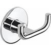 METAFORM Appendiabiti doppio Wind in acciaio inox cromo