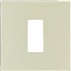 Vimar 8000 placca 1M alluminio anodizzato scatto tonda colore oro