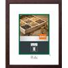 Cornice legno OBI marrone scuro 24x30 cm