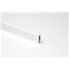 - Battiscopa in PVC estruso bianco H 5 cm