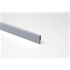 Battiscopa in PVC estruso alluminio H 5 cm