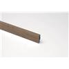 - Battiscopa in PVC estruso rovere cammello H 5 cm