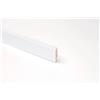 Battiscopa in MDF bianco H 5,8 cm