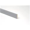 Battiscopa in MDF alluminio H 5,8 cm