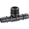 Claber raccordo a 3 vie Ø 1/2" (13-16 mm) filetto 1/2" 2 pz