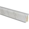 Alzatina per cucina in alluminio rivestita marmo 1 m